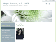 Tablet Screenshot of meganromano.com